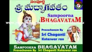 SAMPOORNA BHAGAVATAM Part30 Pravachanam BY Sri CHAGANTI KOTESWAR RAO [upl. by Gut153]