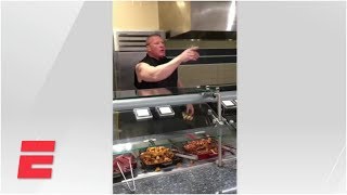 Brock Lesnar serves breakfast in ESPN cafeteria prank  ESPN Archives [upl. by Marisa75]