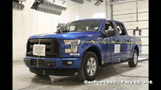 20152020 Ford F150 Crew Cab FMVSS 301 Rear Crash Test 50 Mph [upl. by Filia]