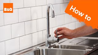 How to replace a kitchen tap part 3 fixing your new tap [upl. by Gilles]