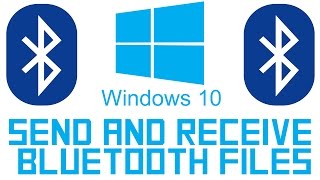 How to Send amp Receive Bluetooth files on Windows 10 [upl. by Lahey]