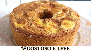 BOLO DE BANANA COM AVEIA SEM TRIGO  RECEITAS QUE AMO [upl. by Nagam]