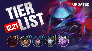 FINAL TIER LIST of SEASON 12 Low Elo Patch 1221 Updates [upl. by Ecirahs]