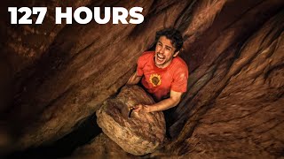 127 Hours Trapped Under a Rock  Movies Recap [upl. by Noxid627]