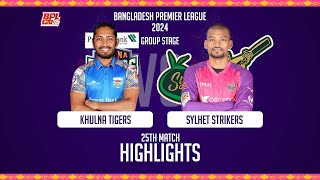 Khulna Tigers vs Sylhet Strikers  Highlights  25th Match  Season 10  BPL 2024 [upl. by Atinehs]