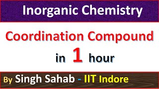 Coordination Compounds  Inorganic Chemistry Class 12  JEE NEET [upl. by Esorrebma]