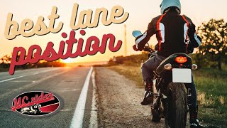 Motorcycle Lane Positioning  Where Should You Ride [upl. by Eelanna922]