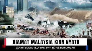 MALAYSIA DILANDA BANJIR BESAR RIBUAN MENGUNGSI HARI INI [upl. by Ytak]