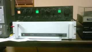 Perreaux PMF 1150B power amp with Yamaha C4 preamp [upl. by Setarcos]