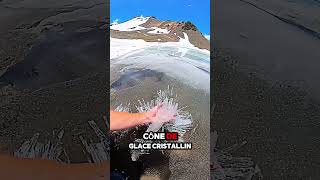 Savezvous À Quoi Ressemble la Glace Une Fois Sortie dun Lac Gelé  lac gelé glace cristallin [upl. by Adaynek]