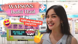 WATSONS BUDOL HAUL  Charlie Dizon [upl. by Bravar542]