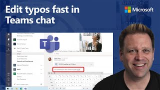 Correct typos fast in Microsoft Teams chat [upl. by Neyu]