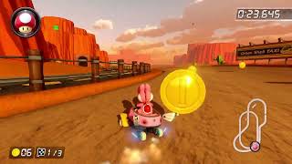 N64 Kalimari Desert 150cc  127642  Army Mario Kart 8 Deluxe World Record [upl. by Goodman]