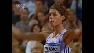 W High Jump  Blanka Vlasic Croatia  208m  Zagreb Croatia  2009  Croatian Record [upl. by Rabin]