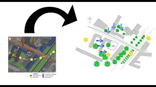 how to draw a site analysis diagram how to draw a site plan transform google maps to AutoCAD plan [upl. by Sashenka]