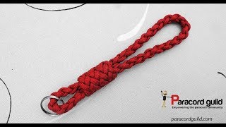 Paracord lanyard done using a single strand [upl. by Obediah]