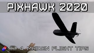 PixHawkMission PlannerArduPlane Build for Beginners Maiden Flight Tips [upl. by Aihsiym361]