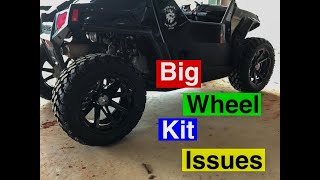 RZR 170 Big Wheel Kit ISSUES  The Trail Kings fix for lost performance [upl. by Salbu]