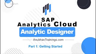 SAP Analytics Cloud  Application Designer  Getting Started  Introduction to Analytics Designer [upl. by Ierdna705]