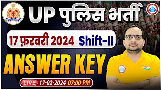 UP Police Constable Exam 2024  UP Police 17 Feb ShiftII Exam Analysis UP Police 2024 Answer Key [upl. by Hegyera]