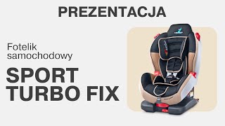 Fotelik Caretero Sport Turbo FIX  Prezentacja [upl. by Cherice]