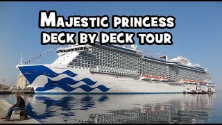 Majestic Princess cruise ship tour [upl. by Nahsad56]