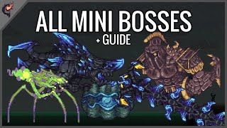 Calamity Mod All Mini Bosses  Guide [upl. by Rolyks]