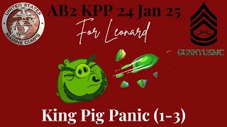 Angry Birds 2 AB2 King Pig Panic KPP 13 Today 24 Jan 2025  for Leonard ab2 [upl. by Tadio]