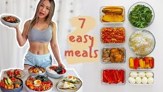 7 Healthy Meals Under 30 Mins 🥗Budget Meal Prep Challenge [upl. by Wainwright]