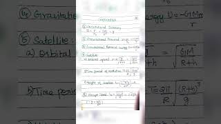 Gravitation formulas CBSE CLASS 11 Physics [upl. by Nnyleak]