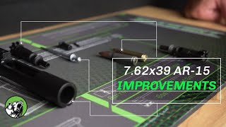 762x39 AR15 AR47 Improvements for Reliability with Steel Case Ammo [upl. by Albin]