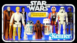 Kenners first 21 Star Wars figures  Are they any good [upl. by Ester746]