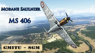 Morane Saulnier MS 406  El Defensor de Francia [upl. by Ariahay211]