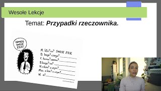 Przypadki rzeczownika Klasa 4 Lekcja z nauczycielem [upl. by Einna985]