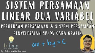 SPLDV 1  Cara Menyelesaiakan Sistem Persamaan Dua Variabel dengan Grafik  Matematika SMP [upl. by Alexandros827]