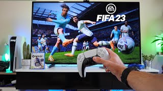 FIFA 23 PS5 POV Gameplay Test Unboxing Impression 4K HDR LED TV [upl. by Ivett]