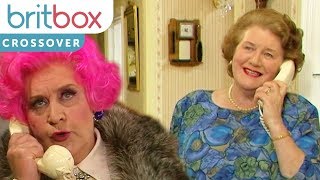 Hyacinth Buckets Unforeseen Call with Mrs Slocombe [upl. by Ivets]