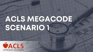 ACLS Megacode Scenario 1 [upl. by Lyckman]