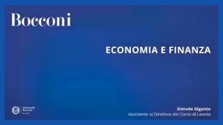 Economia e finanza [upl. by Cass]