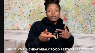 6x Mrs Figure Olympia Cydney Gillon’s Cheat Meal Process [upl. by Gittle]