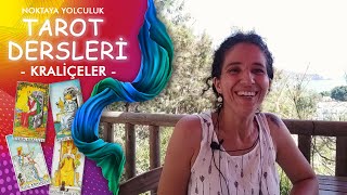 Tarot Dersleri  40 KRALİÇELER Minör Arkana Kartları [upl. by Serica]