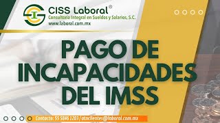 ¿Qué Hacer si Sufres una Incapacidad Laboral Pago de incapacidades del IMSS [upl. by Lig]