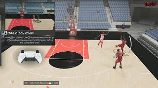 NBA 2K23  How To Post Up And Under [upl. by Ainak]