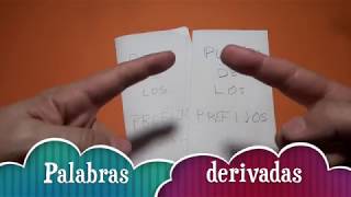 Palabras derivadas Prefijos y sufijos [upl. by Robenia]