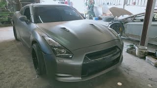 GTR R35 Replica Real Body Part Adapted from Cefiro A31 [upl. by Yulma926]