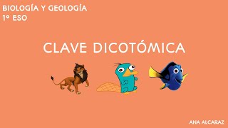 Clave dicotómica 1º ESO [upl. by Doownel626]