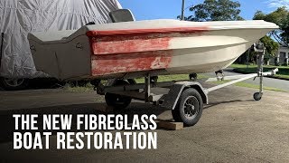 The NEW Fibreglass Boat Restoration Project  Part 1 [upl. by Crotty]