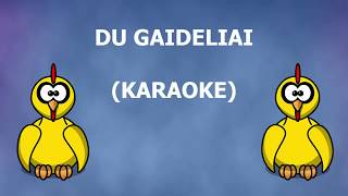 Du Gaideliai  Karaoke  Lietuviškos dainelės vaikams [upl. by Darum72]