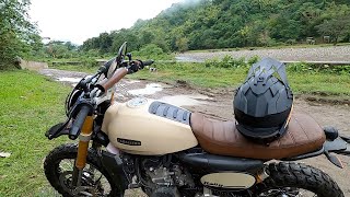 Fantic Caballero 500 Rally  First ride review  Muddy offroading and river crossing  Philippines [upl. by Haiacim901]