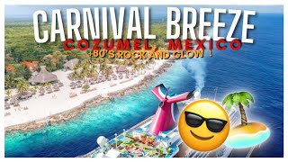 A CRAZY PORT DAY IN COZUMEL MEXICO  Carnival Breeze Cruise 2022 [upl. by Dorrahs771]